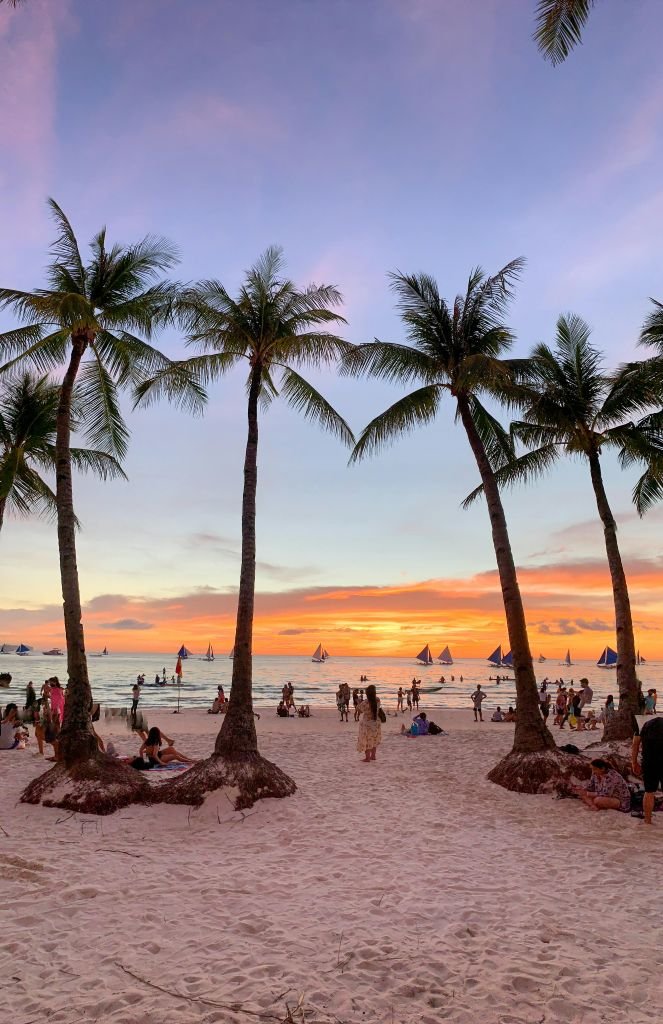 Boracay White Beach Station 1 - Sunset