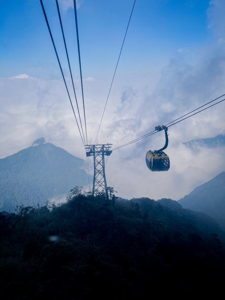 sapa_fansipan_cable_car2 Sapa City - Fansipan Cable Car view