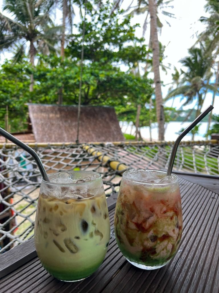 Bulabog Beach - Calma Cafe Matcha Drinks