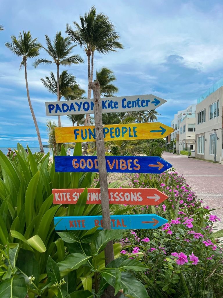 Bulabog Beach - Signage