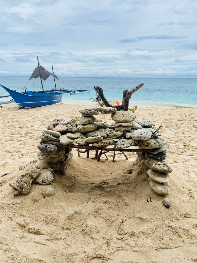 Puka Beach - Rock Sculpture 2