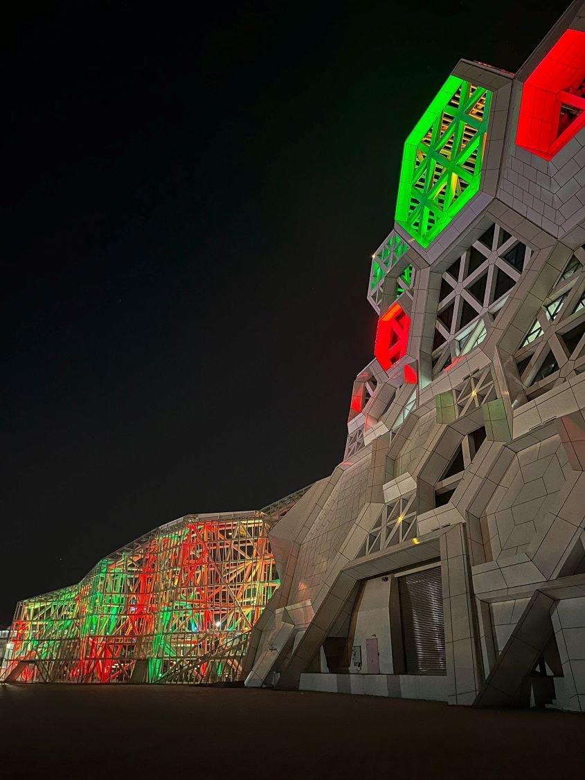 Kaohsiung Music Center, Taiwan - View At Night