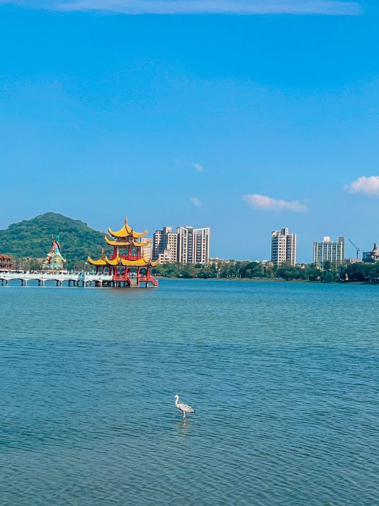 Dragon Tiger Pagoda - Kaohsiung, Taiwan - Temple View