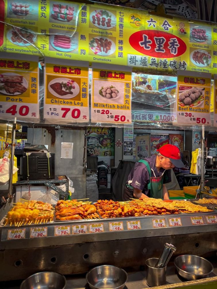 Liuhe Night Market Skewers- Kaohsiung, Taiwan