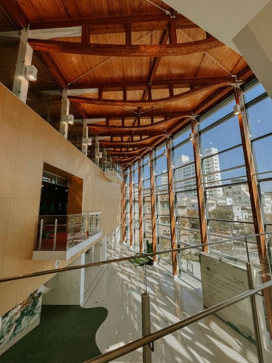 Chiayi, Taiwan - Chiayi Art Museum - Interior Wood Design