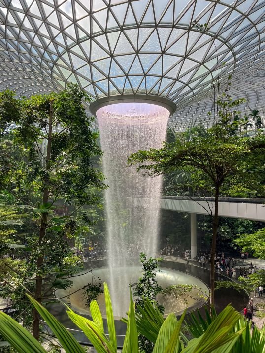 Jewel Changi Airport Singapore - Rain Vortex