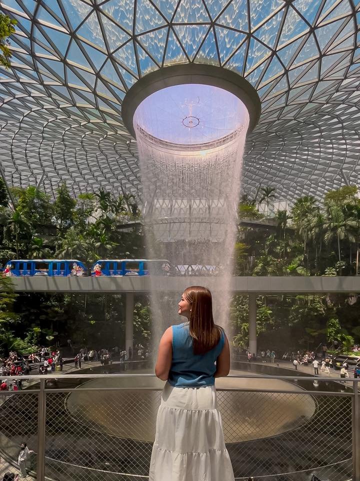 Jewel Changi Airport Singapore - Rain Vortex Photospot 2