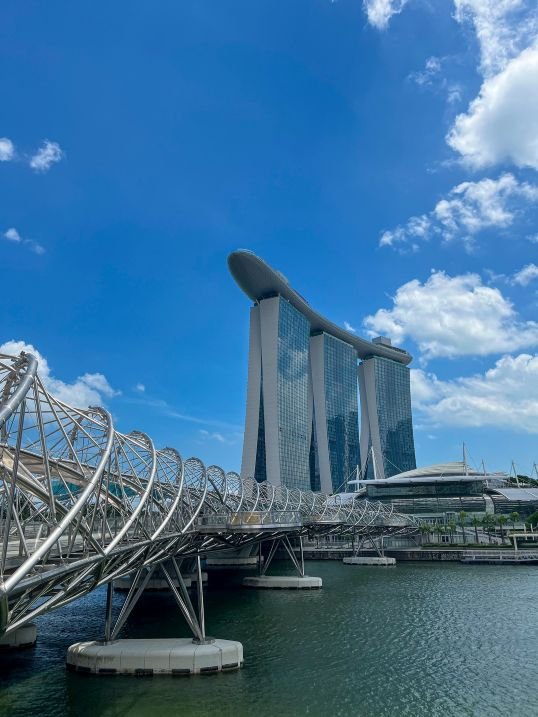 Marina Bay Sands Singapore - Helix Bridge View 1